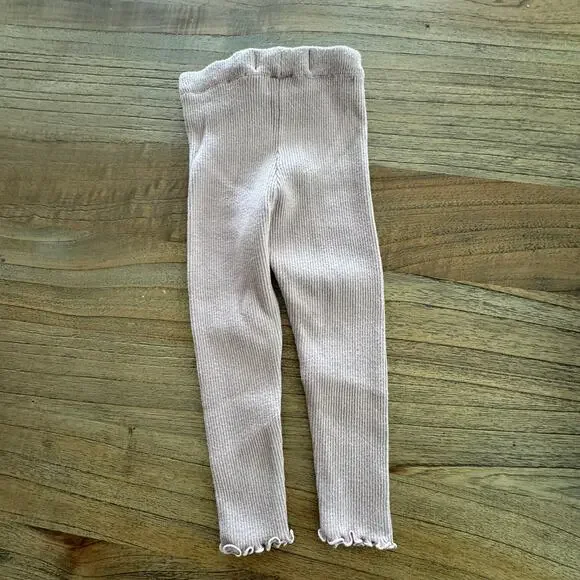 Zara toddler Girl Ribbed Leggings - Size 2 years - Picture 4 of 4
